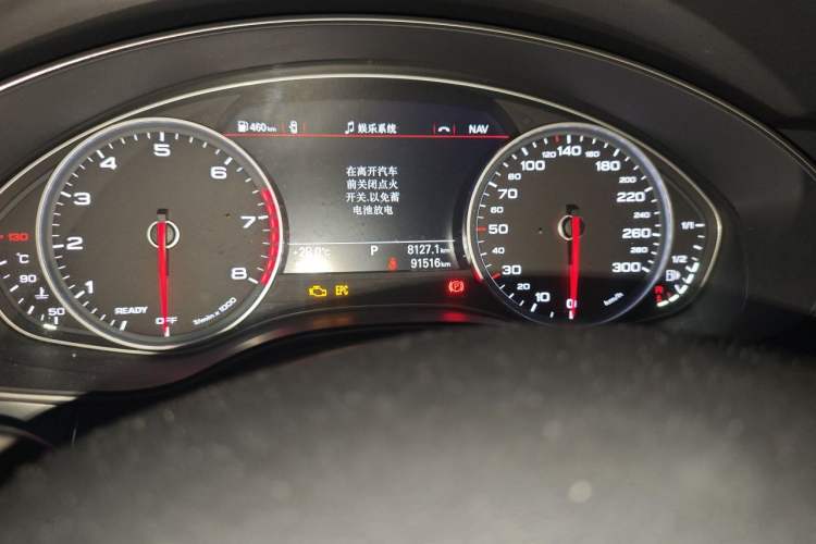 Used Audi A6L 2018 30th Anniversary Edition TFSI Trendy Model Odometer Close Up