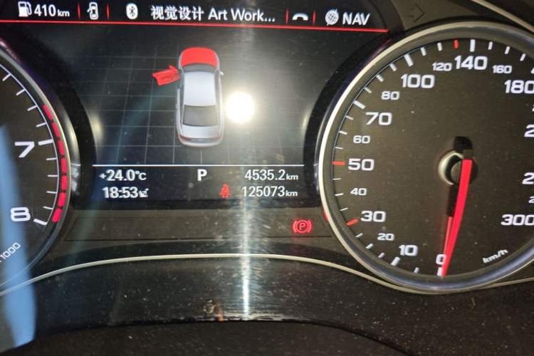 Used Audi A6L 2018 30th Anniversary Edition TFSI Trendy Model Odometer Close Up