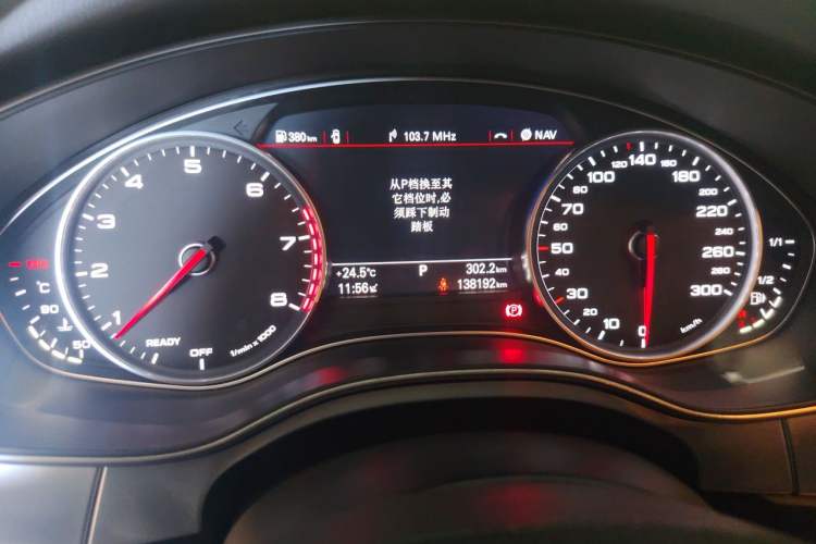 Used Audi A6L 2018 30th Anniversary Edition TFSI Trendy Model Odometer Close Up