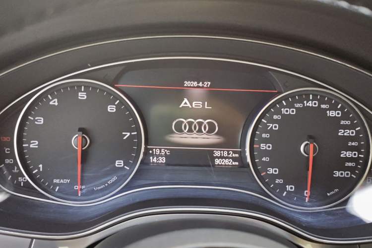 Used Audi A6L 2018 30th Anniversary Edition 35 TFSI Sport Edition Odometer Close Up