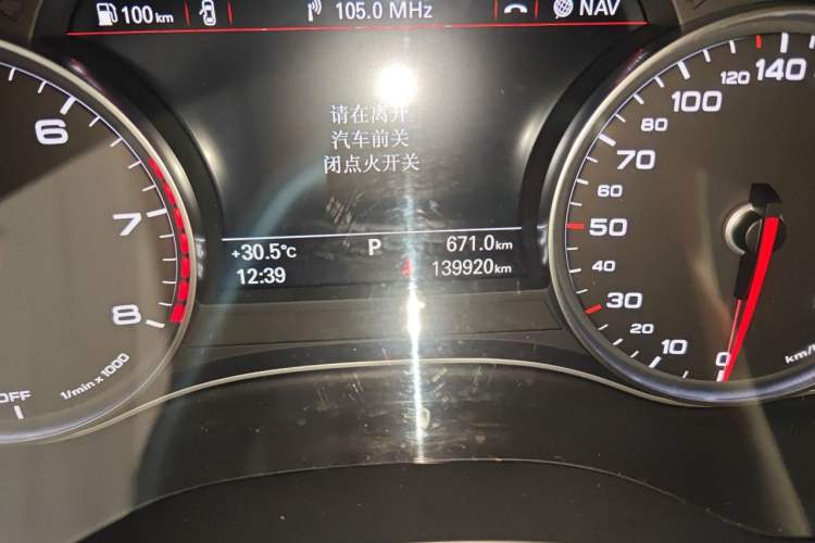 Used Audi A6L 2018 30th Anniversary Edition TFSI Trendy Model Odometer Close Up