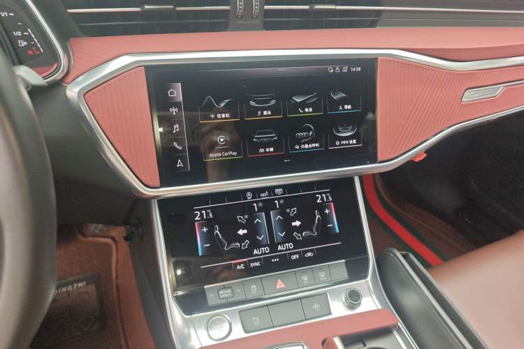 Used Audi A6L 2019 45 TFSI Prestige Elegant Edition Audio And AC Panel