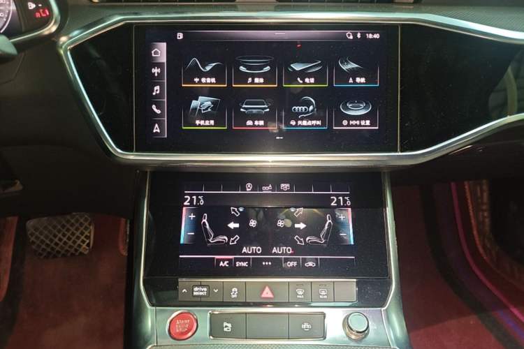 Used Audi A6L 2019 45 TFSI Prestige Dynamic Edition Audio And AC Panel