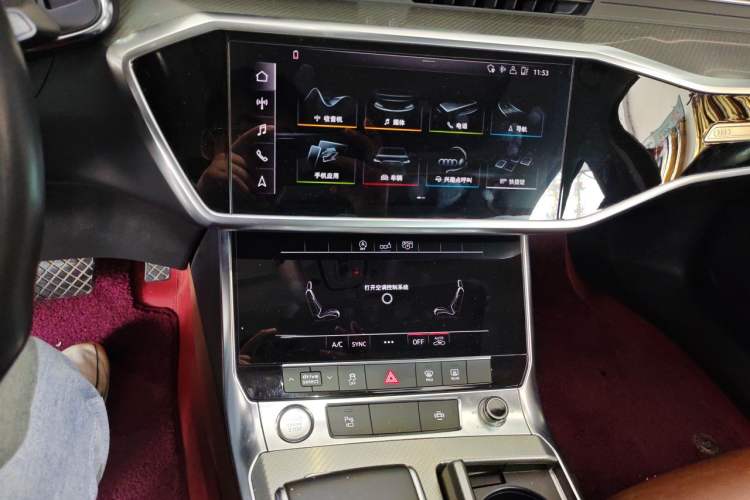 Used Audi A6L 2019 45 TFSI Prestige Elegant Edition Audio And AC Panel