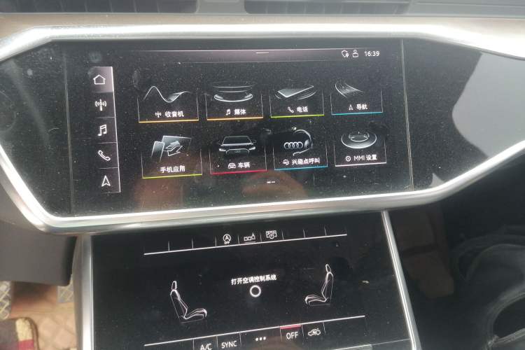 Used Audi A6L 2019 40 TFSI Luxury Dynamic Model Audio And AC Panel