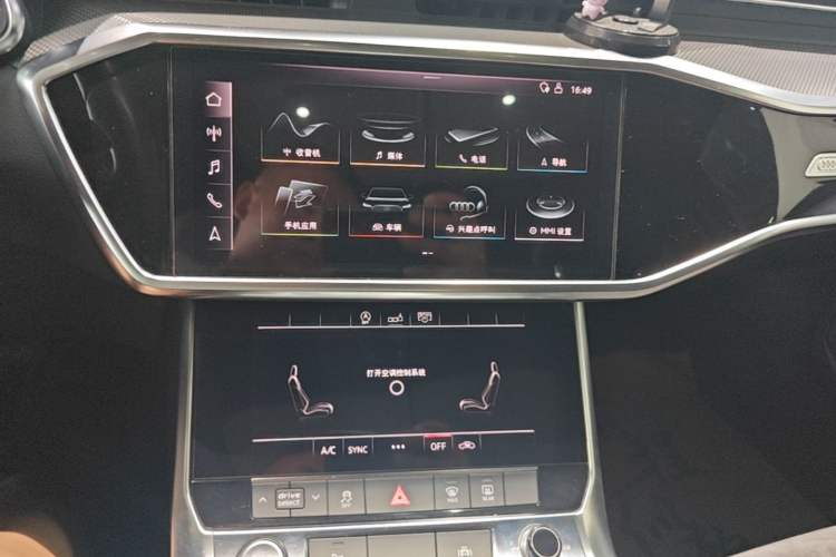 Used Audi A6L 2019 40 TFSI Luxury Dynamic Model Audio And AC Panel