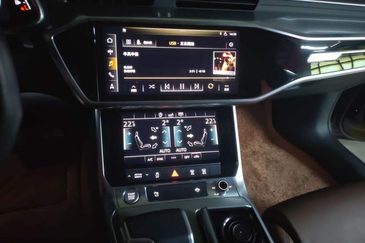 Used Audi A6L 2019 45 TFSI Prestige Elegant Edition Audio And AC Panel
