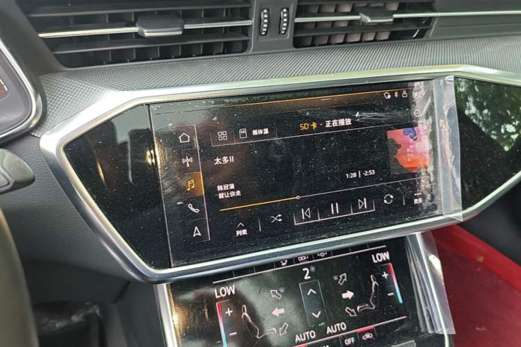Used Audi A6L 2019 40 TFSI Luxury Dynamic Model Audio And AC Panel