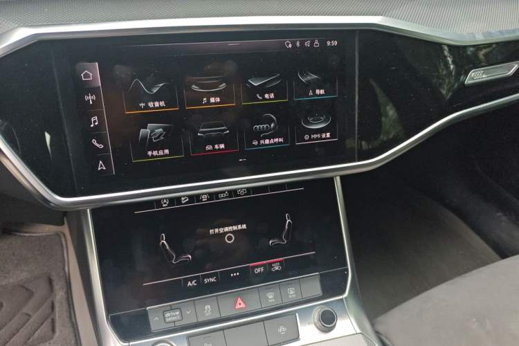 Used Audi A6L 2019 45 TFSI Prestige Dynamic Edition Audio And AC Panel