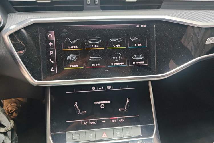 Used Audi A6L 2019 45 TFSI Prestige Dynamic Edition Audio And AC Panel
