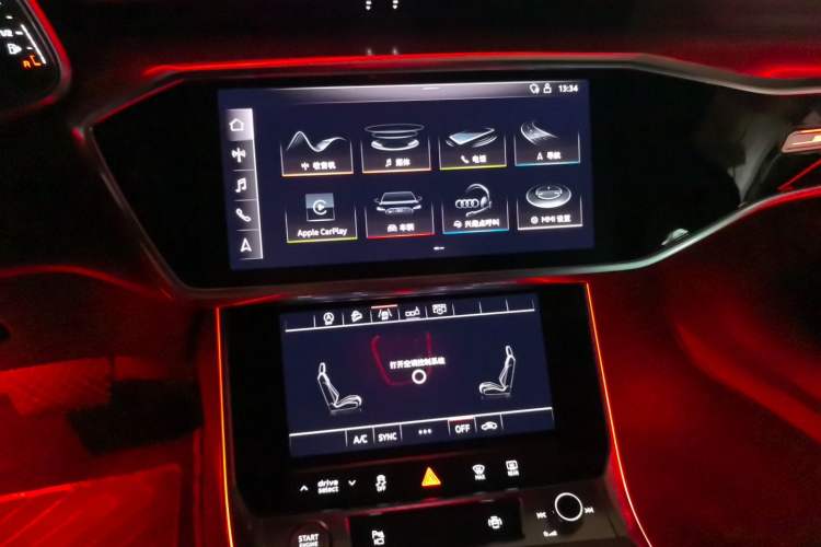 Used Audi A6L 2019 40 TFSI Luxury Dynamic Model Audio And AC Panel
