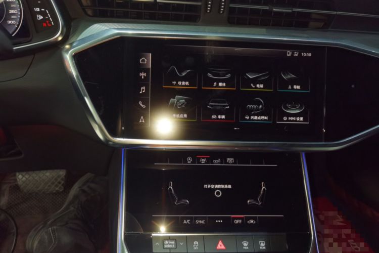 Used Audi A6L 2019 40 TFSI Luxury Dynamic Model Audio And AC Panel