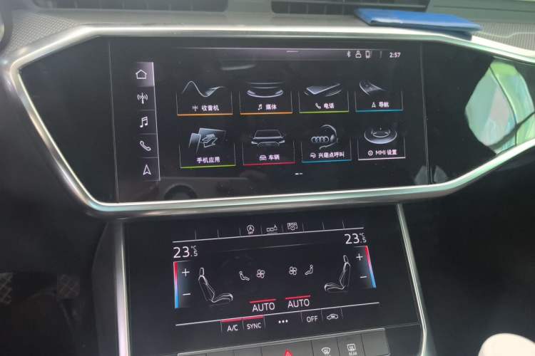 Used Audi A6L 2019 45 TFSI Prestige Dynamic Edition Audio And AC Panel