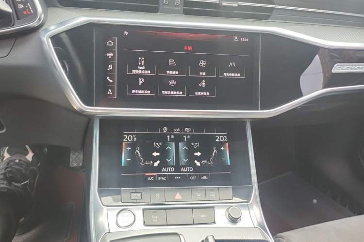 Used Audi A6L 2019 45 TFSI Prestige Dynamic Edition Audio And AC Panel