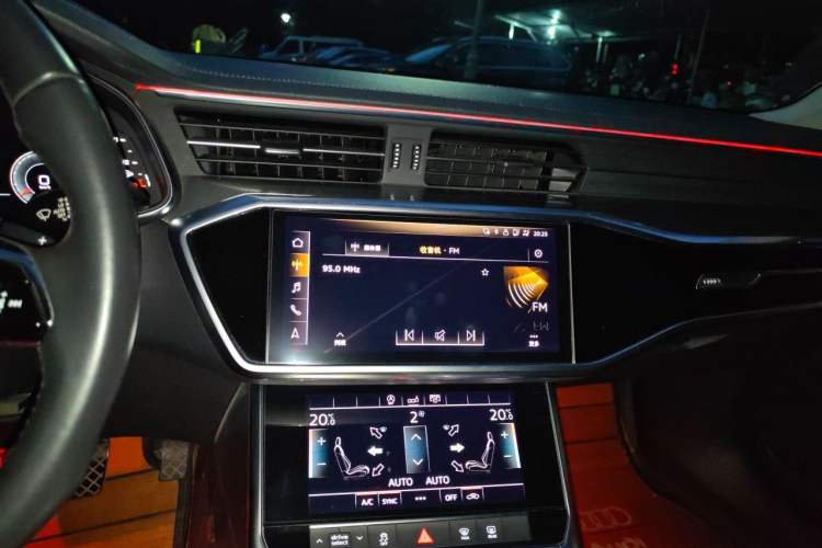 Used Audi A6L 2019 40 TFSI Luxury Prestige Edition Audio And AC Panel