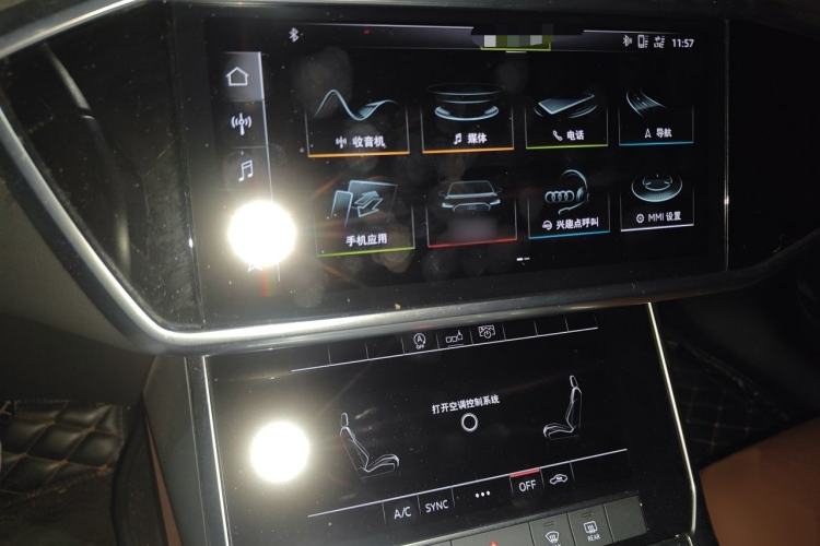 Used Audi A6L 2019 45 TFSI Prestige Elegant Edition Audio And AC Panel
