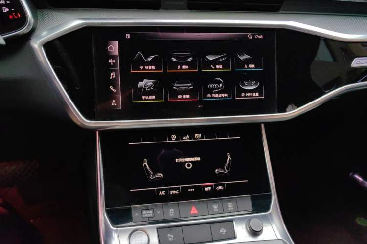 Used Audi A6L 2019 40 TFSI Luxury Dynamic Model Audio And AC Panel