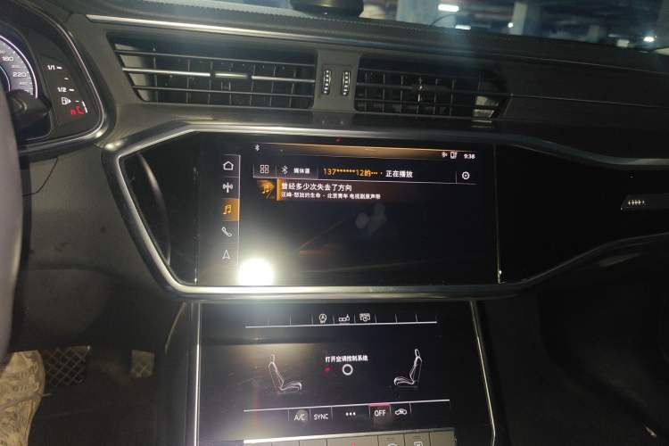 Used Audi A6L 2019 45 TFSI Prestige Elegant Edition Audio And AC Panel