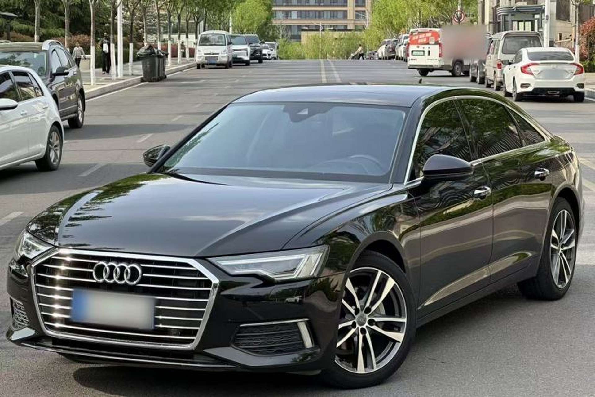 Used Audi A6L 2019 40 TFSI Luxury Prestige Edition Front Left 45 Deg
