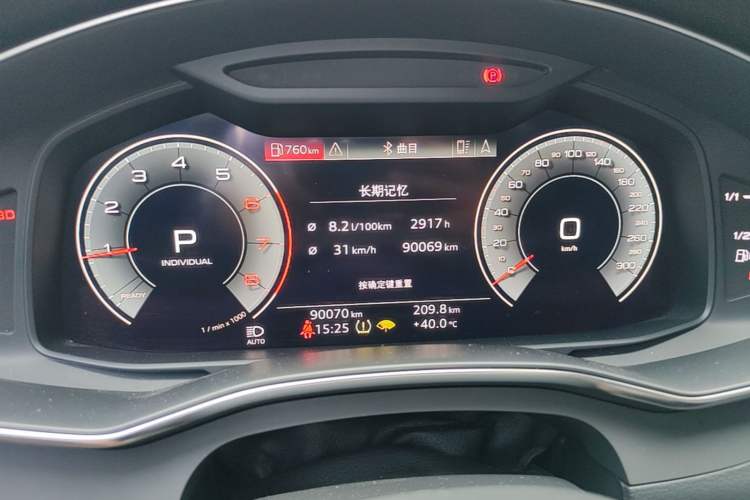 Used Audi A6L 2019 40 TFSI Luxury Dynamic Model Instrument Cluster