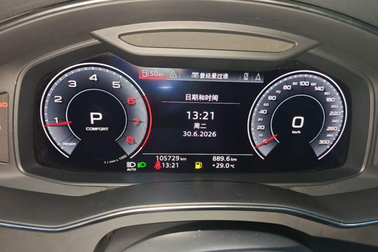 Used Audi A6L 2019 40 TFSI Luxury Dynamic Model Instrument Cluster