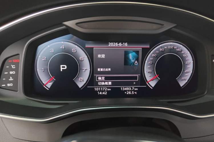 Used Audi A6L 2019 40 TFSI Luxury Dynamic Model Instrument Cluster