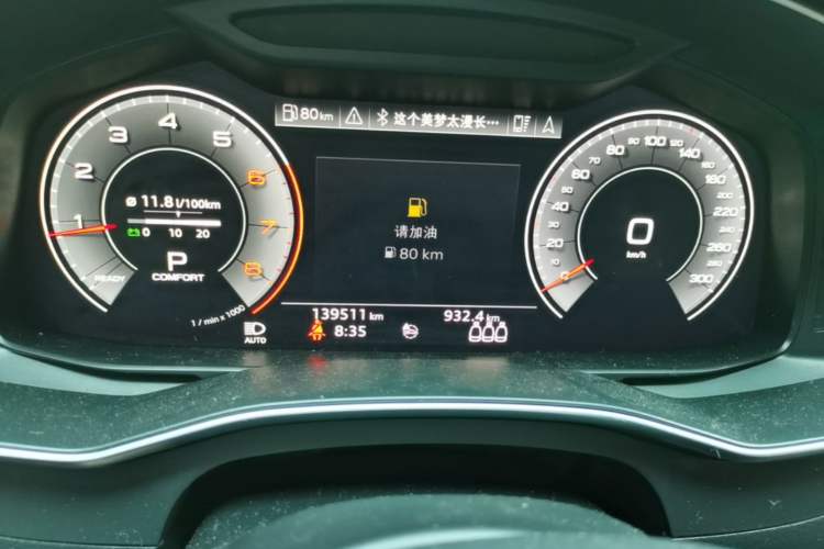Used Audi A6L 2019 40 TFSI Luxury Dynamic Model Instrument Cluster