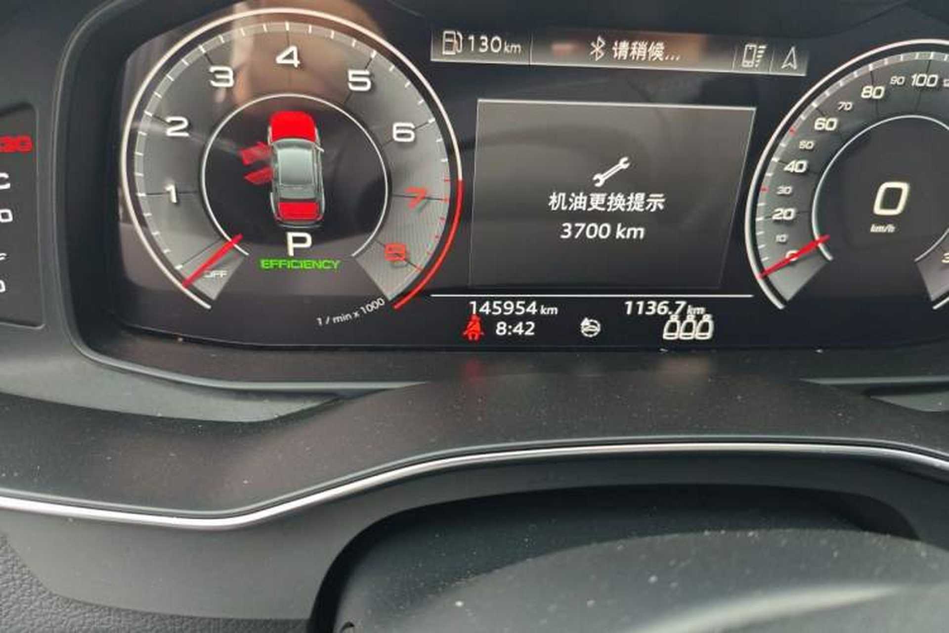Used Audi A6L 2019 45 TFSI Prestige Dynamic Edition Odometer Close Up