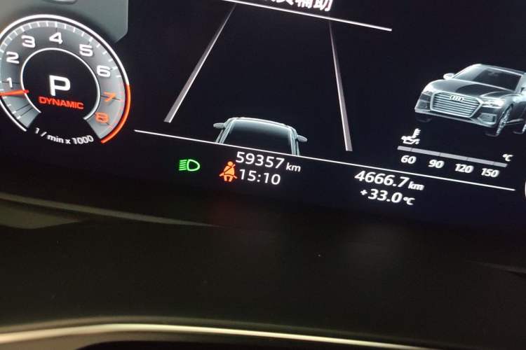 Used Audi A6L 2019 55 TFSI quattro Prestige Dynamic Edition Odometer Close Up