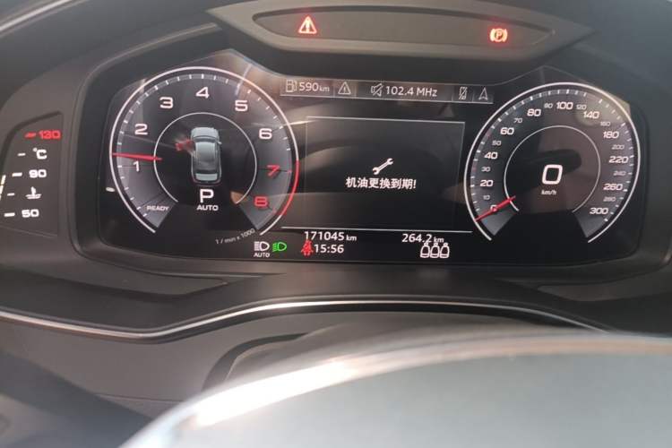 Used Audi A6L 2019 45 TFSI quattro Prestige Elegant Edition Odometer Close Up