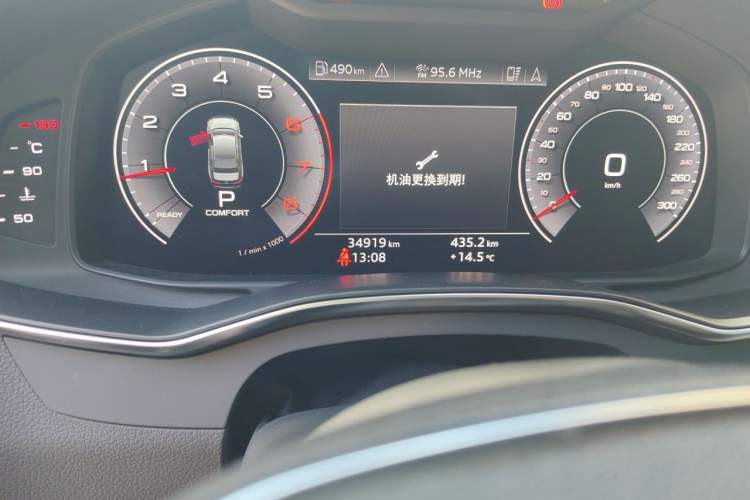 Used Audi A6L 2019 45 TFSI quattro Prestige Dynamic Edition Odometer Close Up