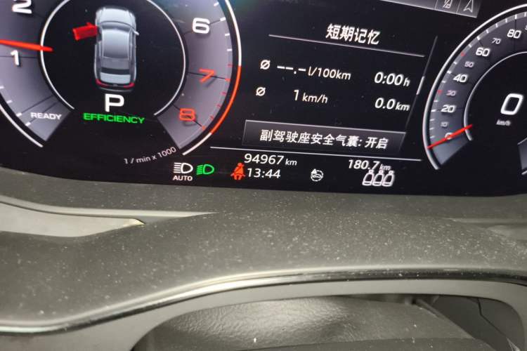 Used Audi A6L 2019 45 TFSI Prestige Elegant Edition Odometer Close Up