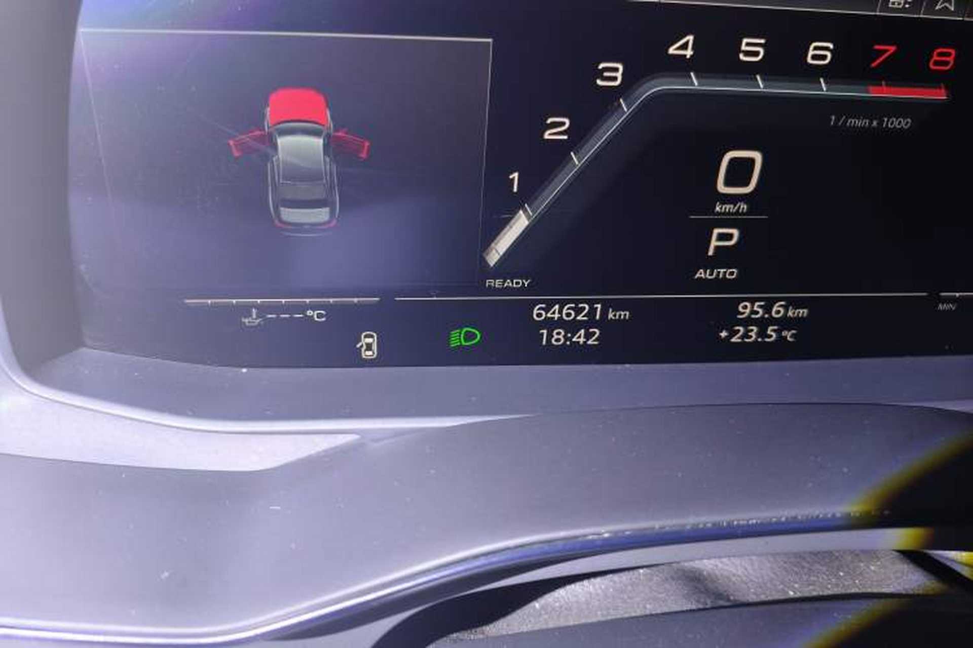 Used Audi A6L 2019 45 TFSI quattro Prestige Edition Odometer Close Up