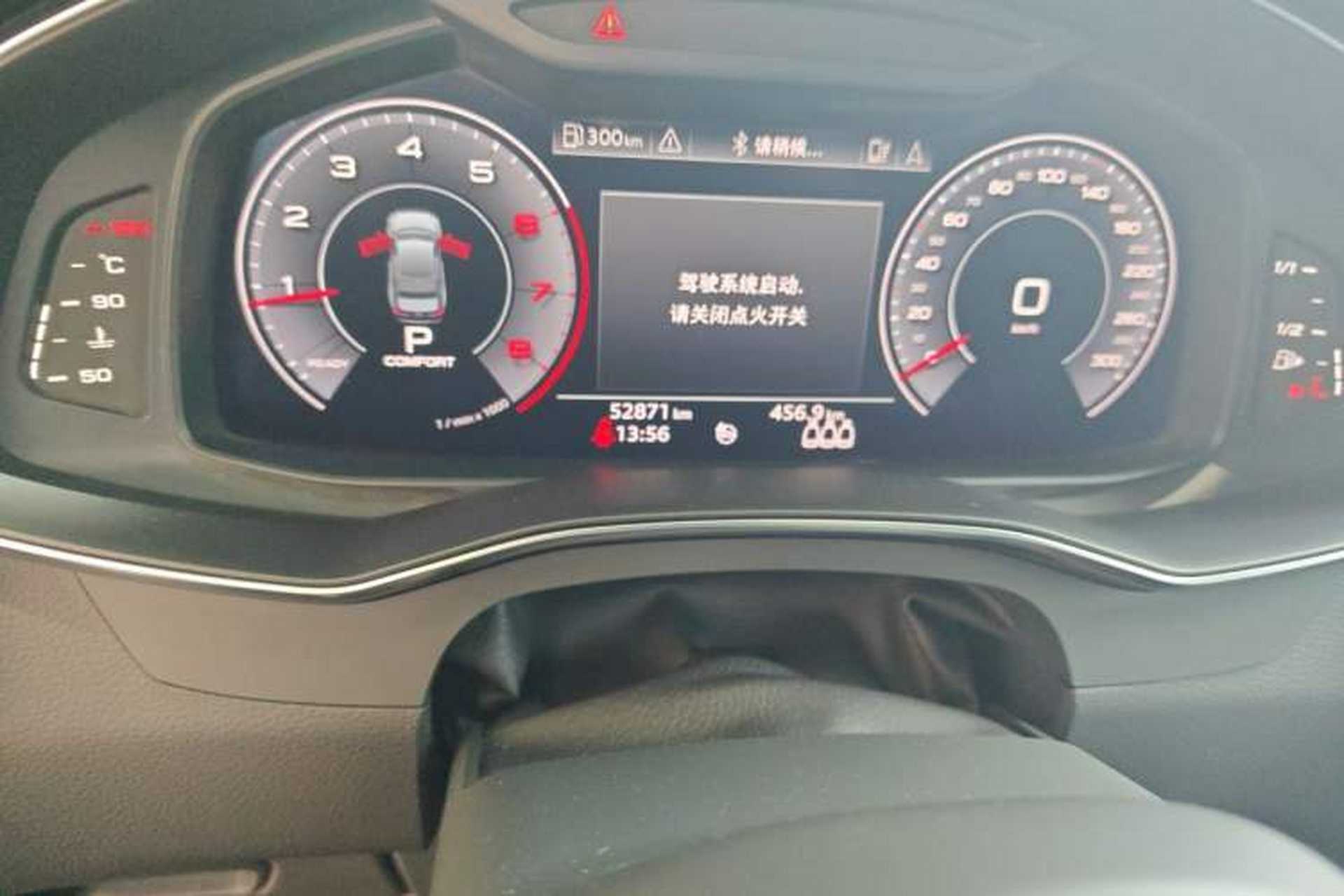 Used Audi A6L 2019 40 TFSI Luxury Dynamic Model Odometer Close Up