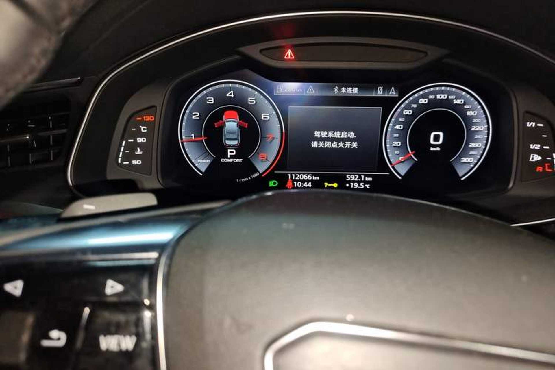 Used Audi A6L 2019 45 TFSI Prestige Elegant Edition Odometer Close Up