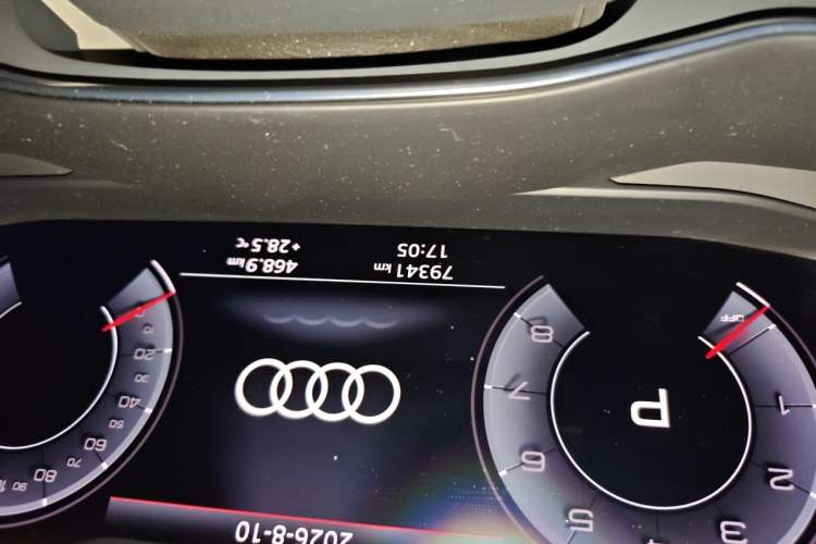 Used Audi A6L 2019 55 TFSI quattro Prestige Edition Odometer Close Up