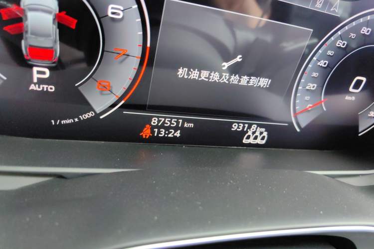 Used Audi A6L 2019 45 TFSI quattro Prestige Dynamic Edition Odometer Close Up