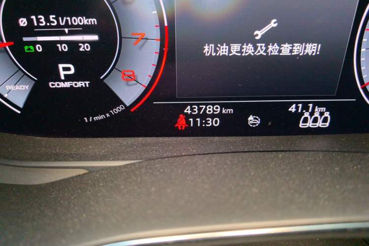 Used Audi A6L 2019 45 TFSI Prestige Dynamic Edition Odometer Close Up