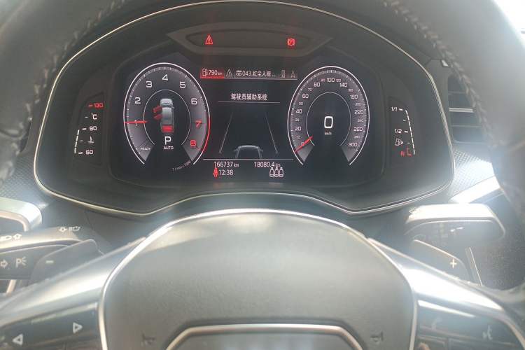 Used Audi A6L 2019 45 TFSI Prestige Dynamic Edition Odometer Close Up