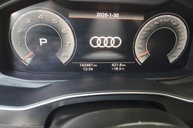 Used Audi A6L 2019 45 TFSI Prestige Dynamic Edition Odometer Close Up