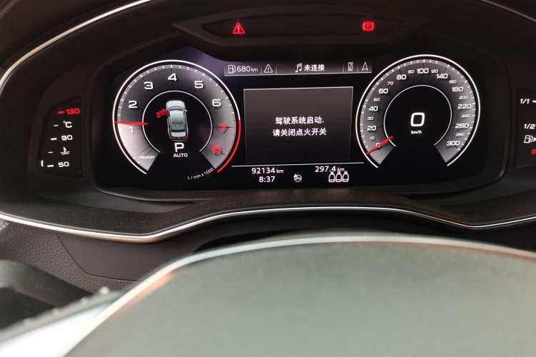 Used Audi A6L 2019 45 TFSI Prestige Dynamic Edition Odometer Close Up