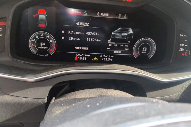 Used Audi A6L 2019 45 TFSI quattro Prestige Elegant Edition Odometer Close Up
