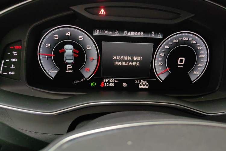 Used Audi A6L 2019 45 TFSI quattro Prestige Edition Odometer Close Up