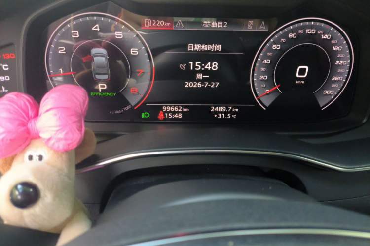 Used Audi A6L 2019 45 TFSI Prestige Dynamic Edition Odometer Close Up