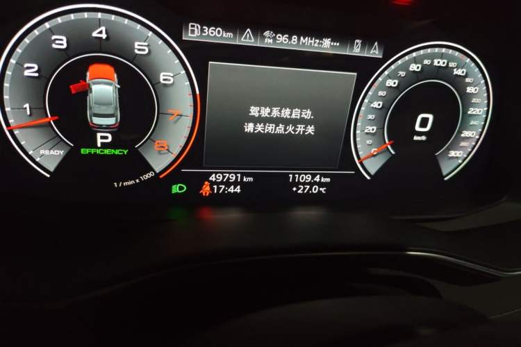 Used Audi A6L 2019 55 TFSI quattro Prestige Edition Odometer Close Up