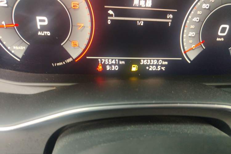 Used Audi A6L 2019 40 TFSI Luxury Prestige Edition Odometer Close Up
