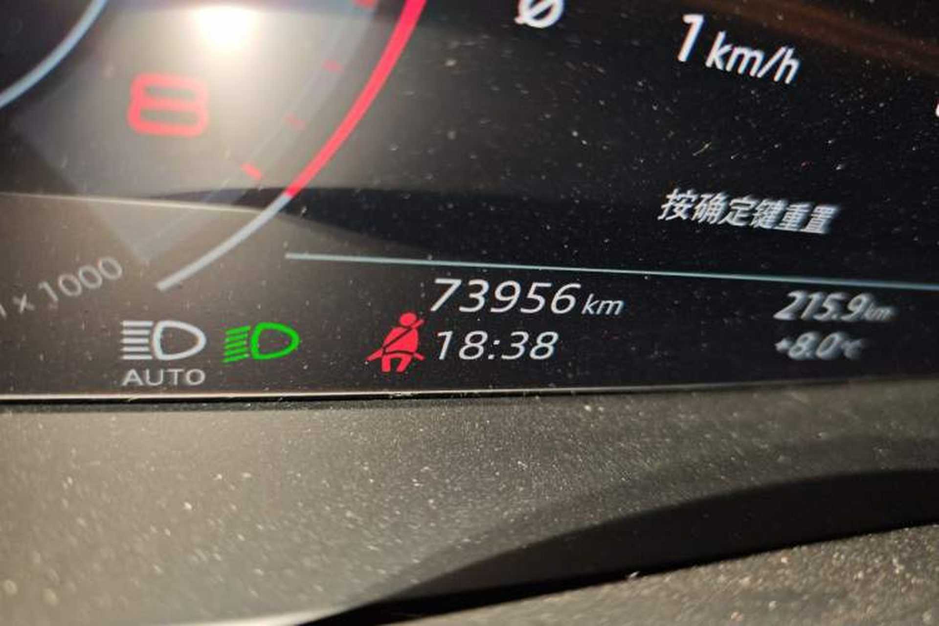 Used Audi A6L 2019 40 TFSI Luxury Dynamic Model Odometer Close Up
