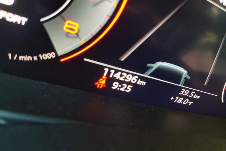 Used Audi A6L 2019 45 TFSI quattro Prestige Dynamic Edition Odometer Close Up