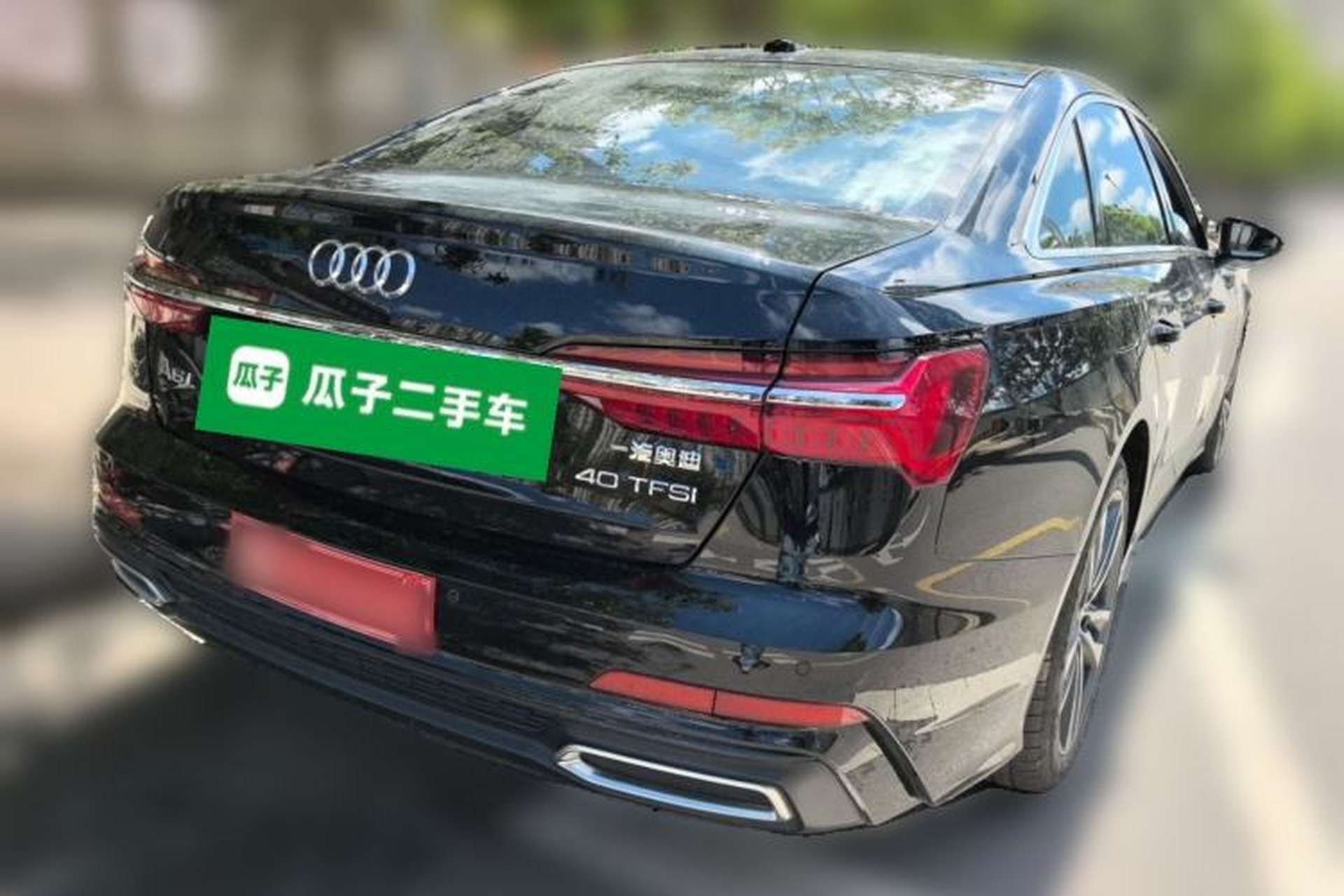 Used Audi A6L 2019 40 TFSI Luxury Dynamic Model Rear Right 45 Deg
