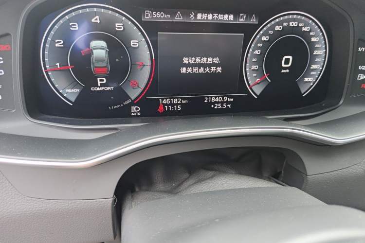 Used Audi A6L 2019 45 TFSI Prestige Dynamic Edition Odometer Close Up